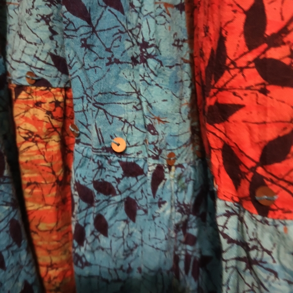 BFA- Size 2X- Ankle length batik style patchwork*pattern* (see details) skirt - Picture 2 of 5